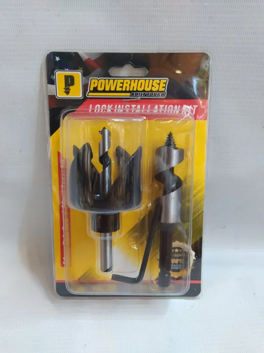 POWERHOUSE Lock Installation Kit (54mm Hole Saw / 22mm Auger Bit