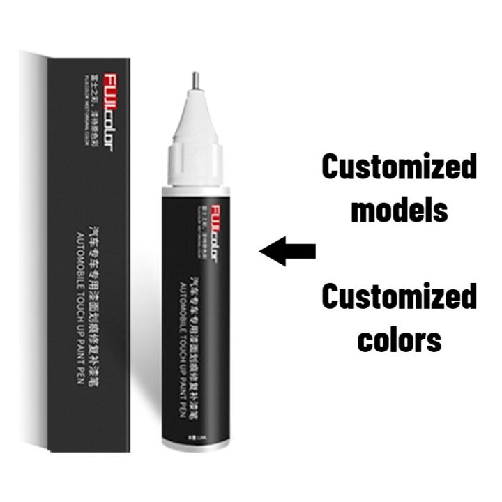 ปากกาทัชสกรีนสำหรับ-tesla-model3-y-x-s-สีดำเพนท์สีขาวแก้ไขรอยขีดข่วนอุปกรณ์ซ่อมสีรถยนต์เจ้านายผ้าคลุมล้อ