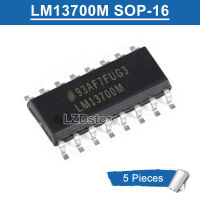 5ชิ้น SOP16 LM13700M LM13700 LM13700MX การปฏิบัติงานแบบคู่ SMD Transconducance ชิป IC แอมป์สินค้าใหม่ของแท้