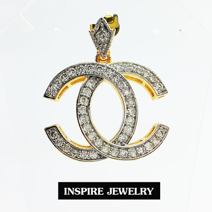 inspire-jewelry-พร้อมจี้เพชรสวิส-สินค้าไม่รวมกล่อง-และสร้อยคอ