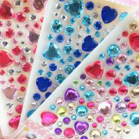 NEW 3D Children Gem Stickers diamond Sticker Acrylic Crystal sticker DIY Three-dimensional decoration Rhinestone for kids Girls