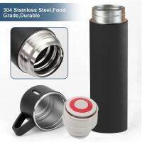 500ML Stainless Steel Vacuum Flask Office Business Style Thermos Cup Coffee Tea Insulation Cup Outdoor Thermal Water BottleTH