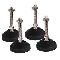 Adjustable Feet Furniture Glide Pad Dia 50mm Nylon Base Universal Joint Threaded M8 x 50mm Every Pack 10 6 4Pcs