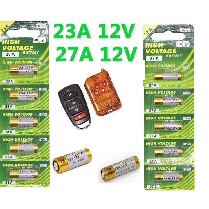 Car remote Battery 27a 23a 5pcsPack 12V Alkaline Battery COD Lazada PH