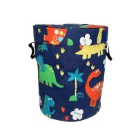 Children Toy Storage Basket Dirty Laundry Basket Folding Large Capacity Clothing Storage Bucket Portable Storage Hamper With Lid