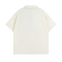 Fashion Men‘s Shirts American R Rabbit Printed Short Sleeve Polo Shirt Summer Street Hip Hop Casual Loose Couple T Shirt Top