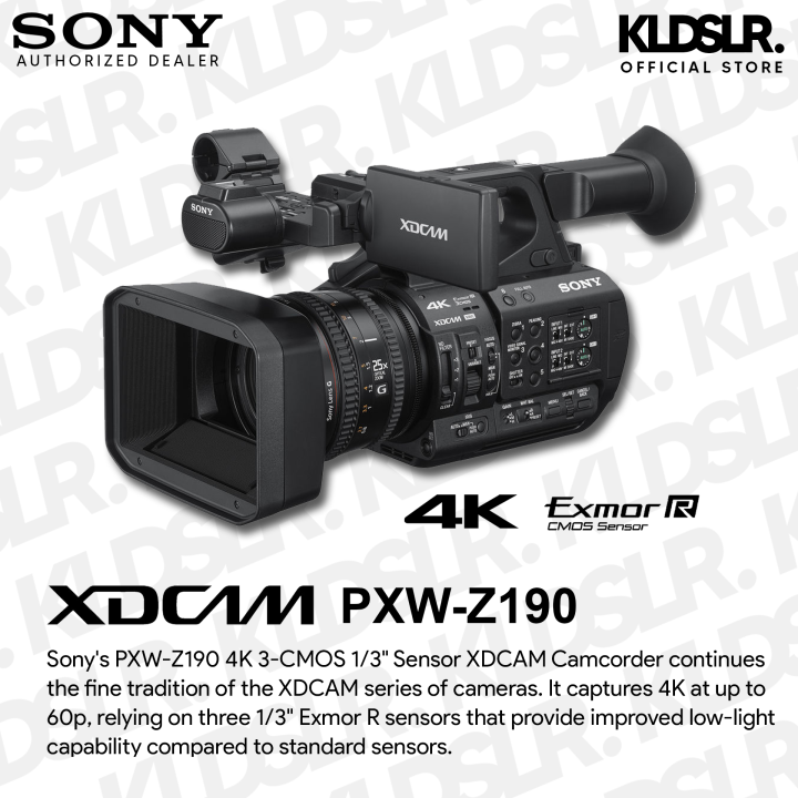 Sony PXW-Z190 / Z190 / 4K 3-CMOS 1/3