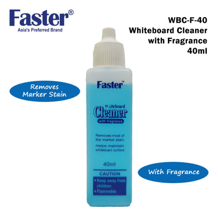 Faster WBCF40 Whiteboard Cleaner with Fragrance 40ml Lazada