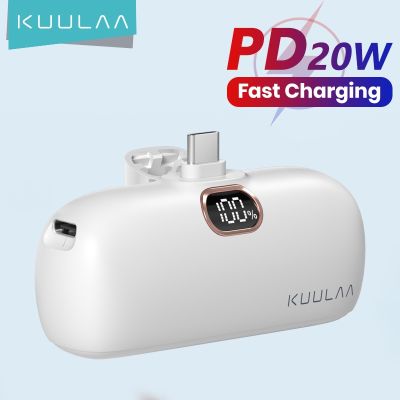 KUULAA Mini Power Bank 5000mAh QC PD Fast Charging PowerBank For iPhone 14 13 12 Batterie Externe Portable Charger For Samsung ( HOT SELL) tzbkx996