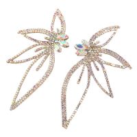 Sparkling Rhinestone Flower Drop Earrings Earrings for Women Dinner Party Wedding Fashion Jewelry