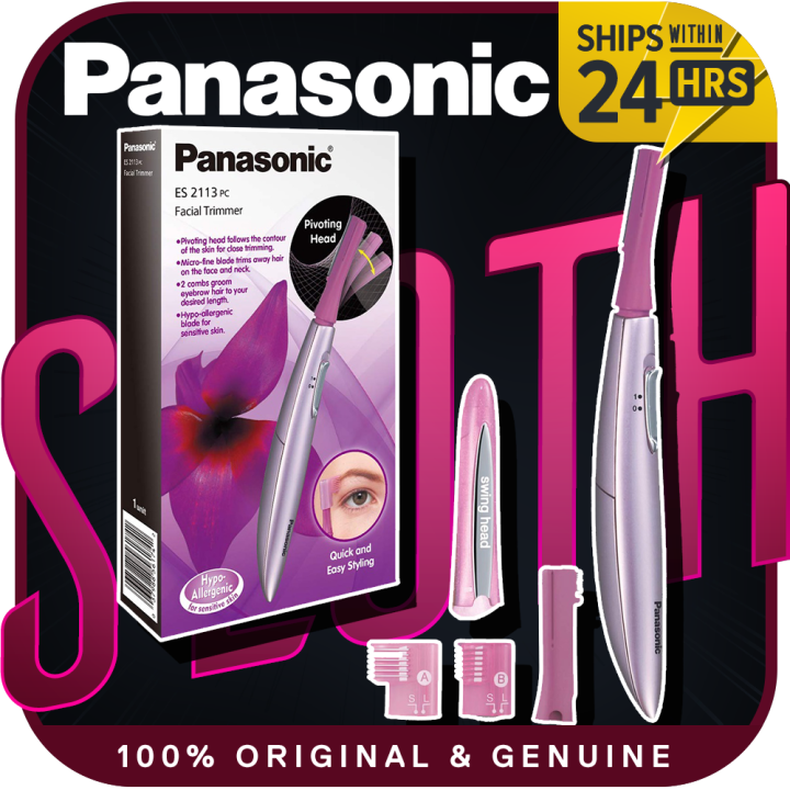 Panasonic Facial Hair Trimmer for Women ES2113PC Lazada