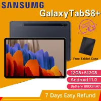 (แท็บเล็ต+เคสป้องกัน) Sansumg Galaxy Tab S8+ Wifi 12/512GB 11.0 นิ้ว ราคา ถูกๆ แท็บเล็ต ของแท้ WiFi แท็บเล็ต Full HD แท็บเล็ตราคาถูก เสียงคุณภาพสูง รับประกันสินค้า แท็บเล็ตถูกๆ แทบเล็ตของแท้ จัดส่งฟรี รองรับภาษาไทย