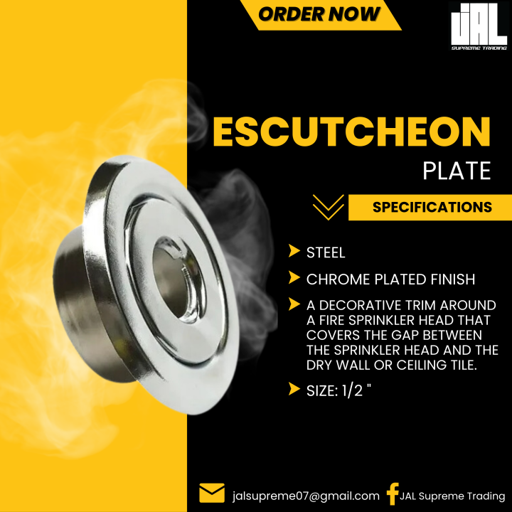 Escutcheon Plate Sprinkler 1/2" Lazada PH