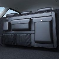 hotx 【cw】 Car Back Organizers Capacity Adjustable Storage Backseat 5 Organizer Leather Grocery