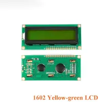 ;[-[; 2Pcs LCD Module 1602 Blue Yellow-Green Screen IIC/I2C LCD1602 5V Adapter Plate 1602A Display Module For Arduino