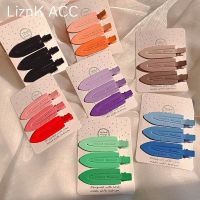 Original colorful seamless hairpin side clip small fresh girl bangs clip duckbill one-word clip headwear high-end hairpin