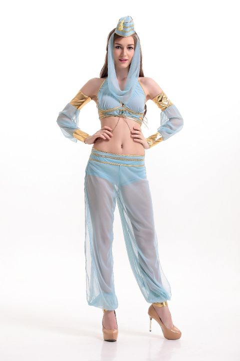 ms11231-ชุดจินนี่-จี่นี่-ชุดอินเดีย-aladdins-sexy-genie-costume-ด่วนมีส่งgrabค่า