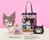 ♔ Lishibao Womens Cloth Bag Anime Cartoon Cool Lomi Joint Printing One Shoulder Portable Messenger Bag Tote Bag