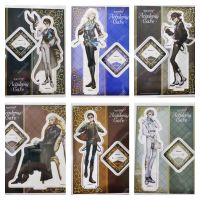 15CM Anime Identity V Valentines Day Gem Aesop Carl Eli Clark Cosplay Acrylic Stand Model Plate Desk Decor Standing Sign Toys Picture Hangers Hooks