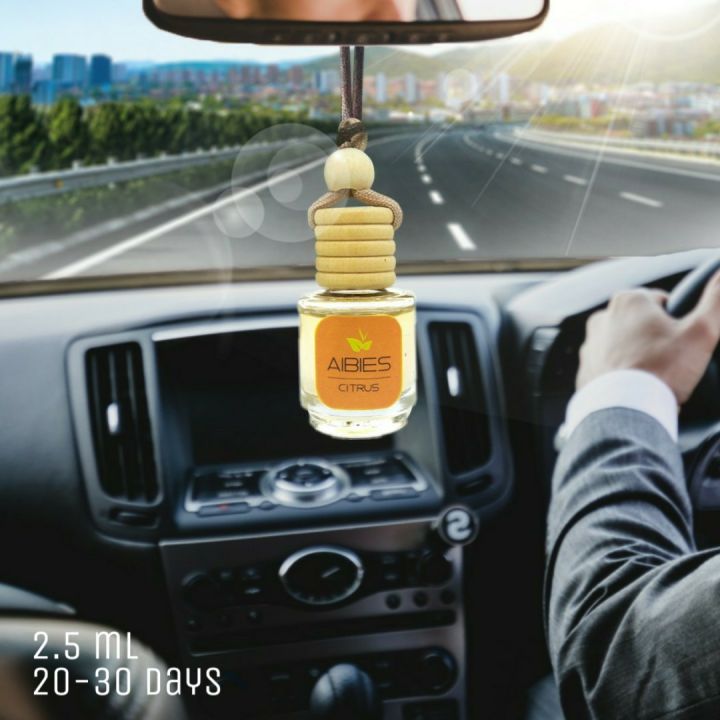 aibies-กลิ่นส้มเฟรช-น้ำหอมในรถยนต์อโรม่า-ปลอดแอลกอฮอล์-ขนาด-2-5-ml-3-ขวด