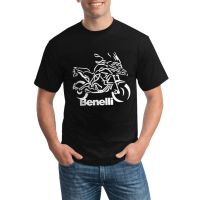 เสื้อยืด ผ้าฝ้าย พิมพ์ลาย Benelli แฟชั่นยอดนิยม สําหรับคู่รัก  UJMB