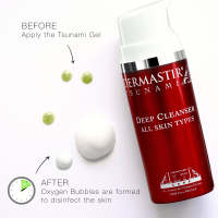 DERMASTIR: TSUNAMI DEEP CLEANSER  เจลทำความสะอาดผิวหน้าฟองออกซิเจน