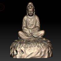 【❉HOT SALE❉】 ueexwiv Relief รุ่น3d สำหรับ Cnc ในรูปแบบไฟล์ Stl Avalokitesvara จมในความคิด