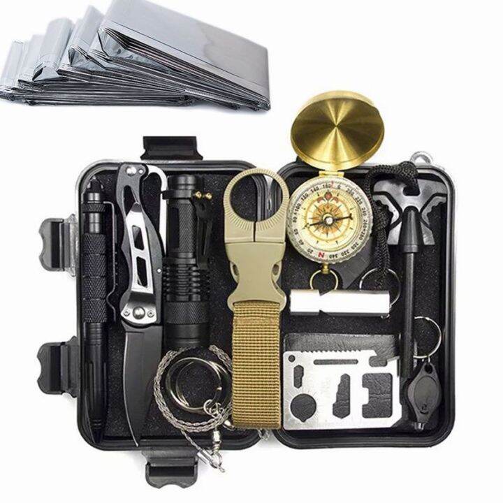 Freebies SOS New Survival Gear Kits 13 In 1 Outdoor Emergency Survive