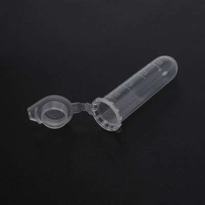 【YF】卐❖☁  500Pcs 2Ml Micro-Centrifuge Tube Test Vial Plastic Vials Cap for Laboratory Sample Storage
