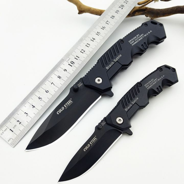 p12-มีดพับ-black-sable-amp-pocket-knife-สีดำ-พกสะดวก-มี-2-ขนาด-พร้อมส่ง