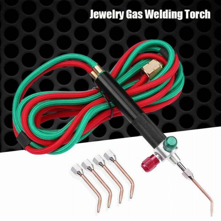 Mini Gas Welding Cutting Oxy Oxygen Acetylene Torch Kit Welder Tool + 5