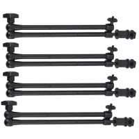 4pcs 20Inch Adjustable Articulating Friction Magic Arm with Hot Shoe Mount for LED Light DSLR Rig LCD Monitor