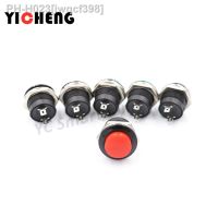 1pcs Momentary SPST NO Round Cap Push Button Switch AC 6A/125V 3A/250V 6color R13-507 momentary push button