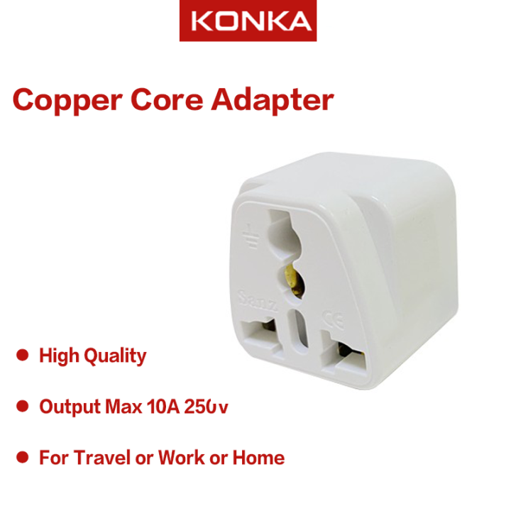 KONKA Universal Travel Adaptor Outlet Plug Adapter Converter China to