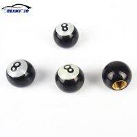 4pcs Universal Auto Car Truck Bike Billiards Pool 8 Ball Tyre Air Valve Stem Caps Wheel Caps Nipple Rims