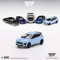 MINI GT 1:64รุ่น Car H KONA N Performance Alloy Die-Cast Vehicle #450 LHD Blue