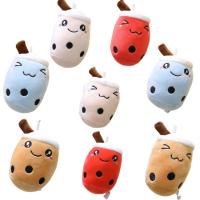 Bubble Tea Plush Boba Toy Plush Doll Milk Tea Boba Stuff 12cm Cartoon Cute Pendant Boba Decor Holidays Gift For Christmas Birthdays Thanksgiving kind