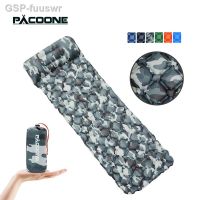 ✁PACOONE ที่นอนเป่าลมแคมป์แผ่นนอนหลับกลางแจ้งพร้อมหมอนเสื่อเตียงพับหมอนอิงเบาพิเศษการเดินป่าใหม่