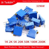 10Pcs/lot 3296W series 3296W 103 10K ohm Top regulation Multiturn Trimmer Potentiometer 1K 2K 5K 20K 50K 100K 200K 3296W-1-103LF