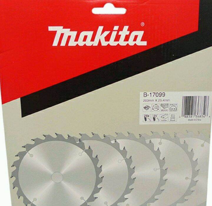 makita-accessories-saw-blade-for-wood-size-203-mm-25-4-mm-24t-part-no-b-17099-ใบเลื่อยวงเดือน-ตัดไม้-ขนาด-8-นิ้ว-รู-25-4-มิล-จำนวนฟัน-24-ฟัน-ยี่ห้อ-มากีต้า