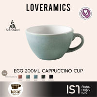 LOVERAMICS แก้วกาแฟเซรามิคทรง Egg Cappuccino Cup 200ml - Nature Inspired Colours