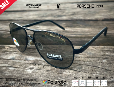 Polarized Sunglasses แว่นตากันแดด ขาโลหะสีทอง เลนส์โพลาไรส์ ป้องกันแสงแดด uv400 เลนส์ตัดแสงได้100%  รุ่น WF-18058_PL (สินค้าพร้อมส่งจากไทย)