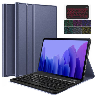 Bluetooth Keyboard Cover For Samsung Galaxy Tab A7 10.4  Backlit Fashion Ultra Slim Tablet Case Removable Protective Case J1