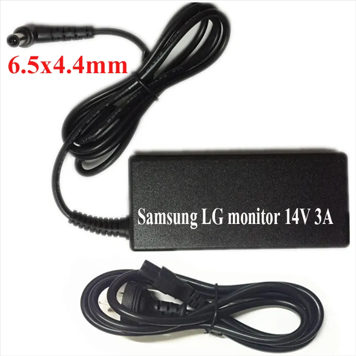 Samsung LG monitor display 14V 3A adapter power supply 6.5x4.4 จอ ...