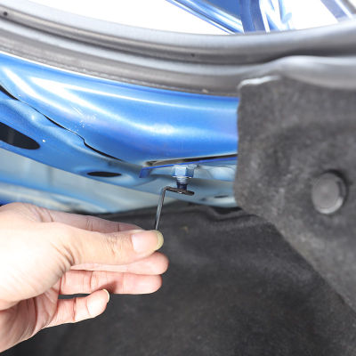 สแตนเลสสีดำสำหรับ Subaru BRZ ZC6 2012-2020รถจัดแต่งทรงผมรถหางกล่องลำต้นตะขอด้านบนอุปกรณ์เสริมในรถยนต์