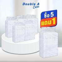 เซต (ุ5 แถม 1) Double A Care เพียว &amp; พรีเมียมทิชชู หนา 3 ชั้น ซอฟท์แพ็ค Soft PACK