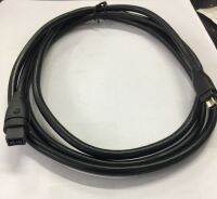 Black IEEE 1394 Firewire 400สัญญานดีได้มาตรฐาน