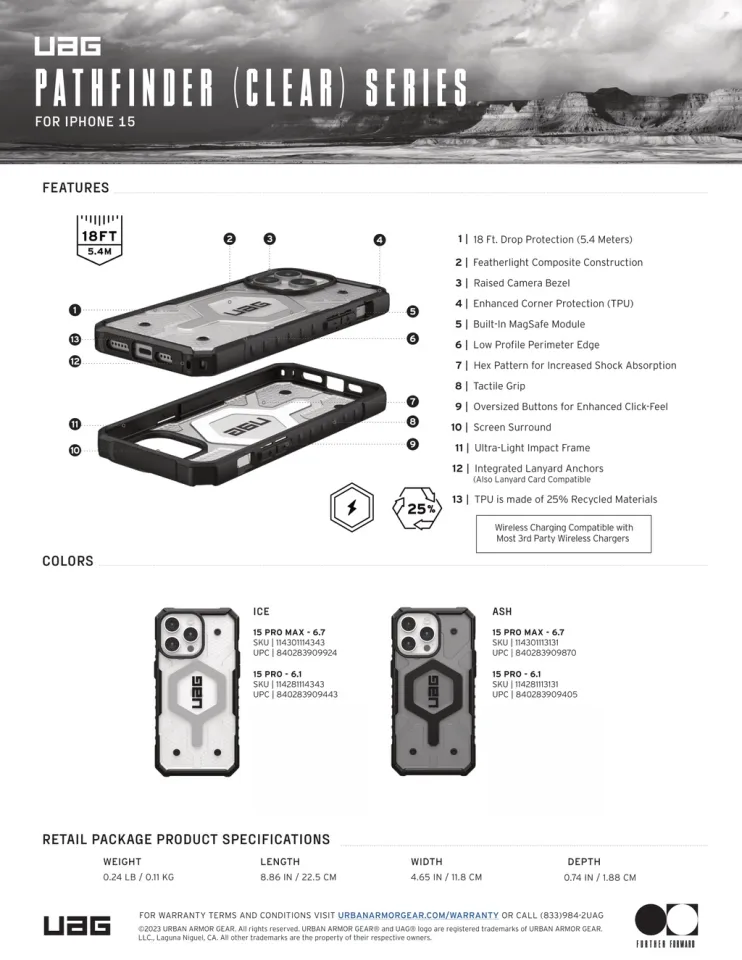 UAG-iPhone-15-Pro-Max-Pathfinder-Magsafe-Ice-840283909924