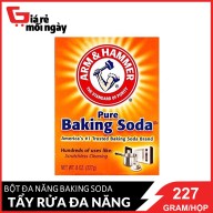 Bột Tẩy Rửa Đa Năng Baking Soda Arm&Hammer Pure Baking Soda 227g nhỏ tiện thumbnail