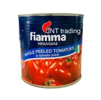 Fiamma มะเขือเทศปอกเปลือก 2.55 Kg.Whole Peeled Tomatoes in Tomato Juice